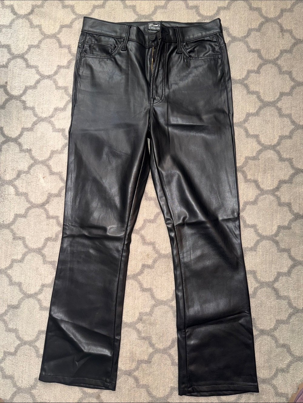 MOTHER “The Insider Ankle” Black Pants